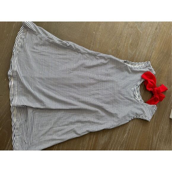 Btween patriotic tank dress - girls- unicorn sz 7/8 - stripe - beach pool- red w - Picture 4 of 5